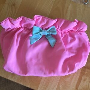 Stoney Clover Lane Pink Bag with Blue Bow
